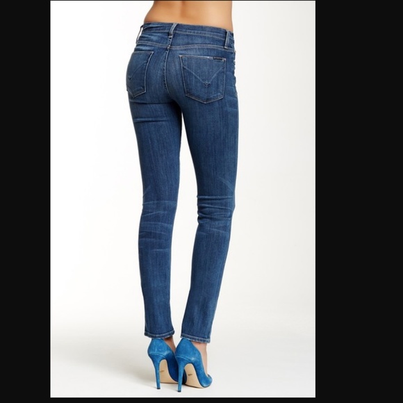 Hudson Shine Midrise Skinny Jeans Alad Wash Pants - Picture 3 of 6